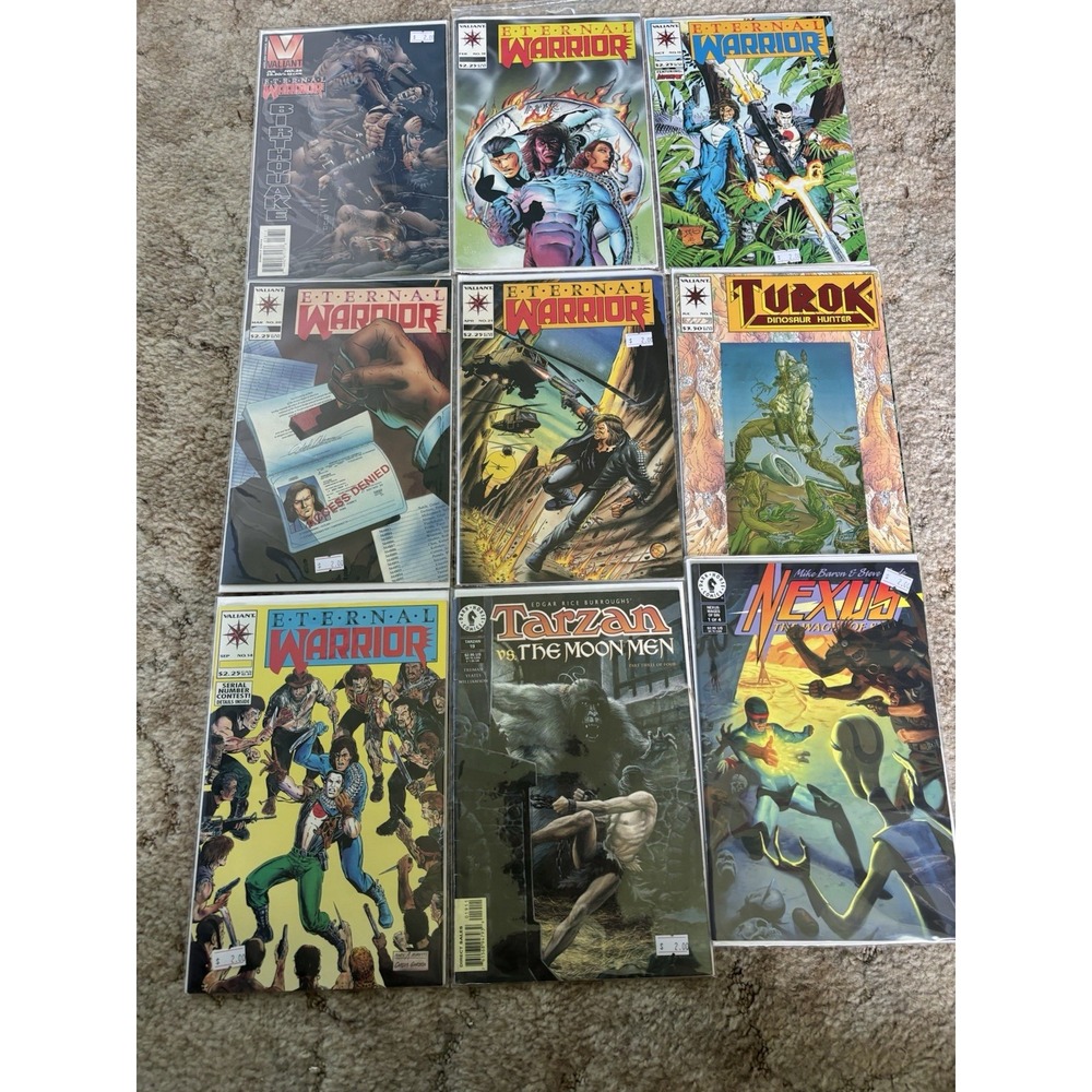 25 Comic Book Lot Image Valiant Malibu Disney Turok Uncle Scrooge 90s Vintage